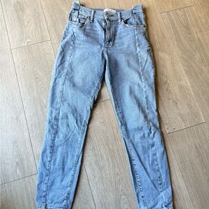 Abercrombie & Fitch Light Blue High Rise Jeans 8 Regular
